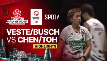 Mads Vestergaard/Christine Busch (DEN) vs Chen Tang Jie/Toh Ee Wei (MAS) - Highlights | Daihatsu Japan Open 2024 - Mixed Doubles