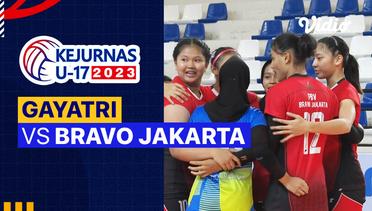 Semifinal Putri: Gayatri vs Bravo Jakarta - Full Match | Kejurnas Bola Voli Antarklub U-17 2023