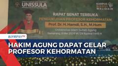Hakim Agung pada Kamar Perdata MA Dapat Gelar Profesor Kehormatan dari Unissula - MA NEWS