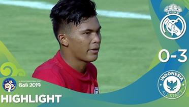 Goal Sutan Zico - Real Madrian CF U20 (0) vs (3) Indonesia All Stars U20  | U-20 International Cup Bali 2019