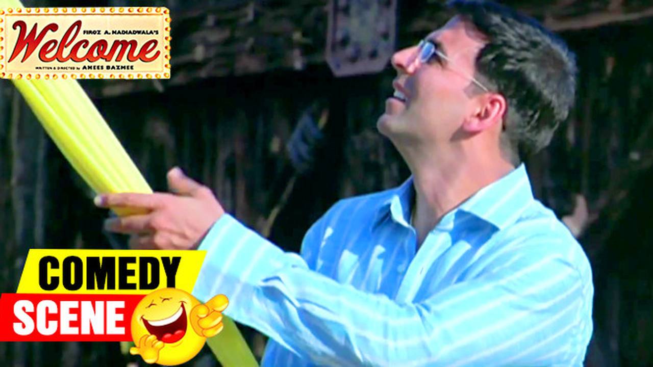 Katrina Kaif Fooling Akshay Kumar | Comedy Scene | Welcome | Hindi Film ...