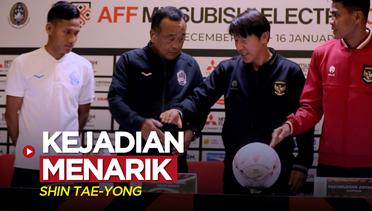Piala AFF 2022: Dua Kejadian Menarik Shin Tae-yong saat Konferensi Pers Jelang Timnas Indonesia Vs Kamboja