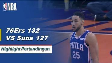 NBA | Cuplikan Hasil Pertandingan : 76Ers 132 VS Suns 127