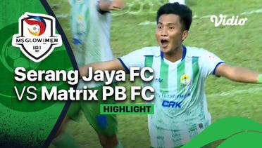 Highlight - Serang Jaya 1 vs 0 Matrix PB FC | Liga 3 2021/2022