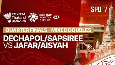 Mixed Doubles: Dechapol Puavaranukroh/Sapsiree Taerattanachai (THA) vs Jafar Hidayatullah/Aisyah Salsabila Putri Pranata (INA) | Toyota Thailand Open 2024 - 17 Mei 2024