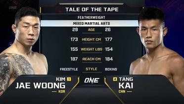 Kim Jae Woong vs. Tang Kai | ONE Championship Full Fight
