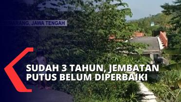 Jembatan Kalibendo di Semarang Tak Kunjung Diperbaiki Setelah 3 Tahun, Aktivitas Warga Terganggu!