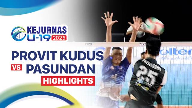 Grand Final Putra: Porvit Kudus vs Pasundan - Highlight | Kejurnas Bola Voli Antarklub U-19 2025