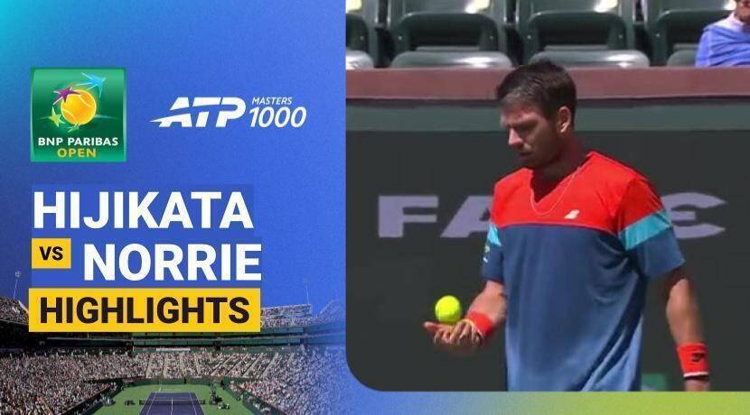 Rinky Hijikata vs Cameron Norrie - Round of 16 | ATP 1000: BNP Paribas Open 2026