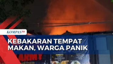 Kebakaran Melanda Rumah dan Tempat Makan di Jakarta Selatan, Warga Panik Selamatkan Diri