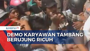 Kena PHK, Demo Karyawan Tambang di Kabupaten Konawe Selatan Berujung Ricuh