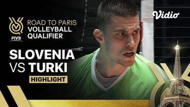 Slovenia vs Turki - Match Highlights | Men's FIVB Road to Paris Volleyball Qualifier