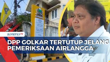 Airlangga Hartarto Diperiksa Dalam Kasus Ekspor Minyak Sawit, DPP Golkar Tertutup untuk Media