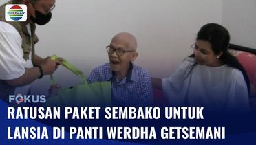 YPP Bersama Adaro Energy Indonesia Salurkan Ratusan Paket Sembako di Panti Werdha Getsemani Depok | Fokus