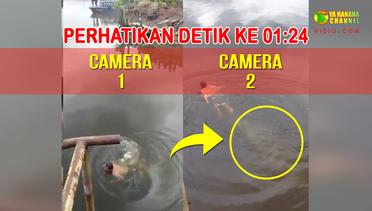 Detik-detik Pawang Diterkam Buaya Saat Mencari Orang Hilang di Sungai (Kamera 1 dan 2)