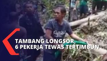 Tambang Ilegal di Maluku Longsor, 6 Pekerja Tewas Tertimbun