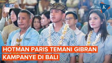Kampanye di Bali, Gibran Rakabuming Ditemani Hotman Paris Hutapea
