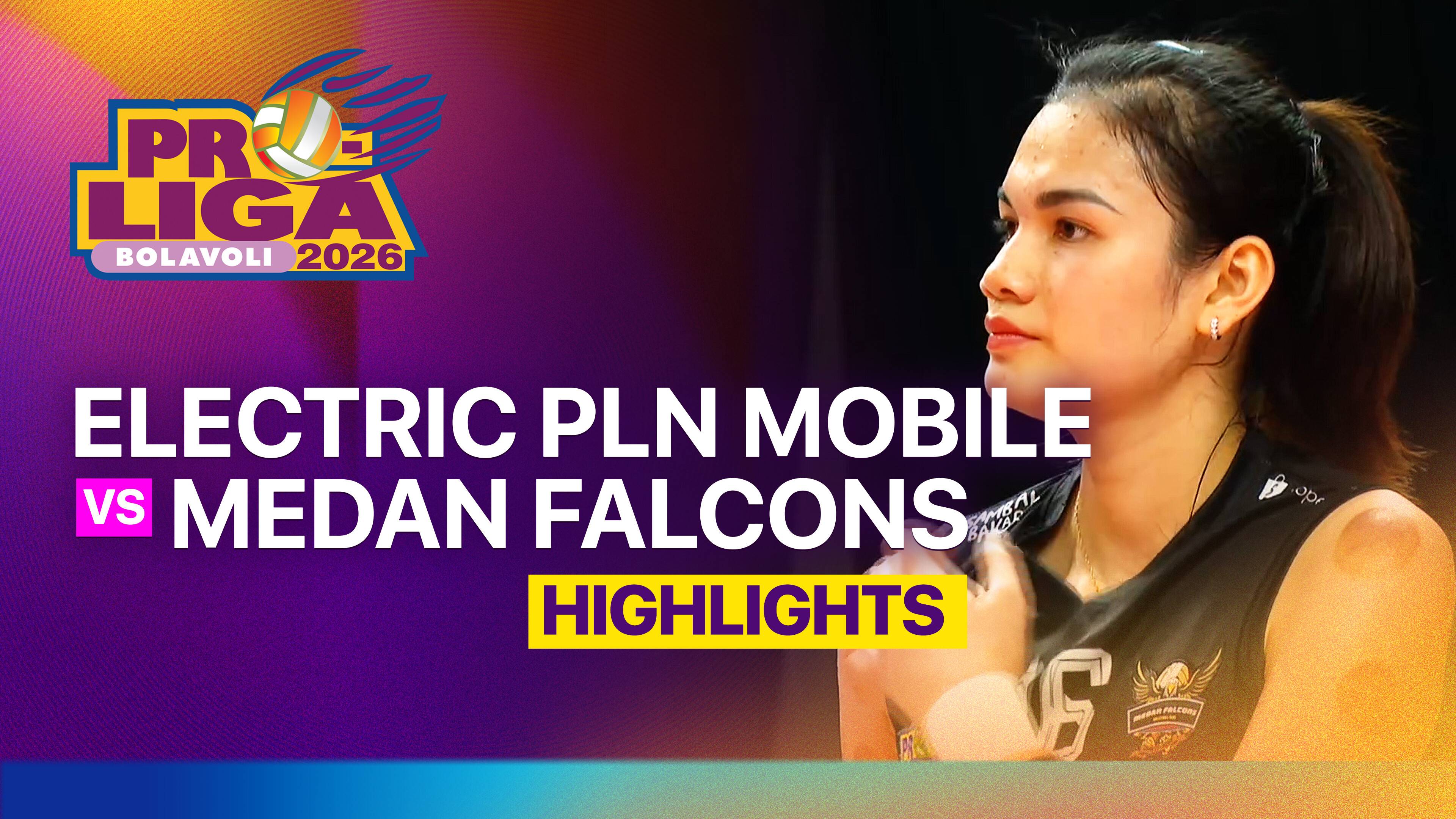 Jakarta Electric PLN vs Falcons Volleyball Club Putri