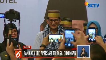Sandiaga Hadiri Deklarasi Saudagar Bugis Makassar di Jakarta - Liputan 6 Siang