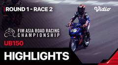 Asia Road Racing Championship 2024: UB150 Round 1 - Race 2 - Highlights | Asia Road Racing Championship 2024