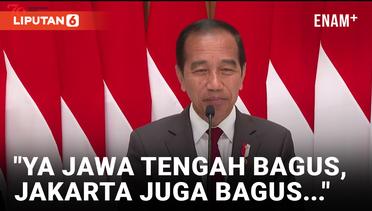 Sambil Tersenyum, Jokowi Ungkap Peluang Kaesang Maju di Pilkada