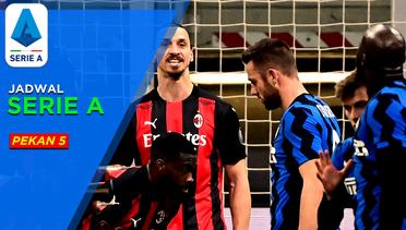 Jadwal Liga Italia Pekan 5, Derby della Madonnina AC Milan vs Inter