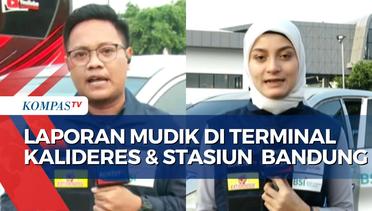 Jelang Puncak Arus Mudik, Terminal Bus Kalideres dan Stasiun Bandung Mulai Dipadati Penumpang