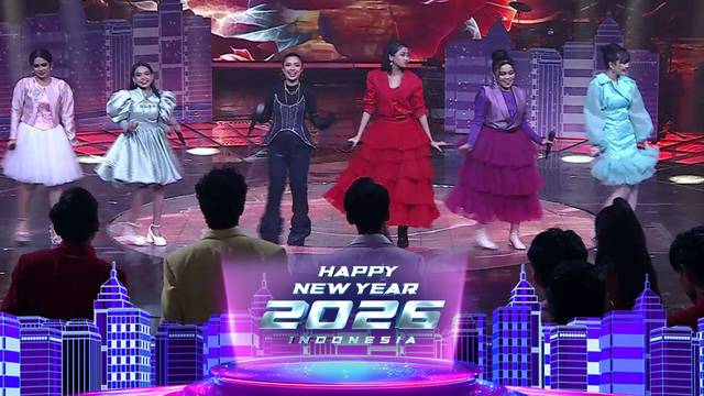 Romantis Bergema! "Sekuntum Mawar Merah" Jadi Tanda Cinta, Semua Ikut Nyanyi! | Happy New Year Indonesia 2026