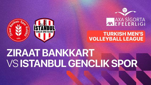 Ziraat Bankkart vs Istanbul Genclik Spor - Full Match | Turkish Men's Volleyball League 2025/26